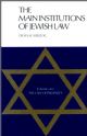 100747 The Main Institutions of Jewish Law: Volume 1- The Law of Property